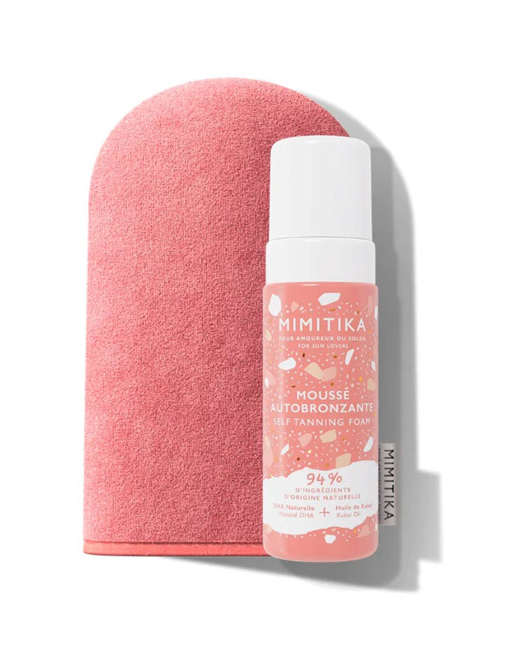 Mimitika Rutina Amante del Bronceado Mousse Autobronceadora + Guante aplicador