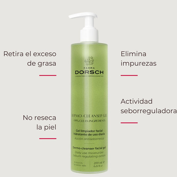 Farma Dorsch Gel Limpiador Piel Grasa o con Tendencia Acné 200 ml
