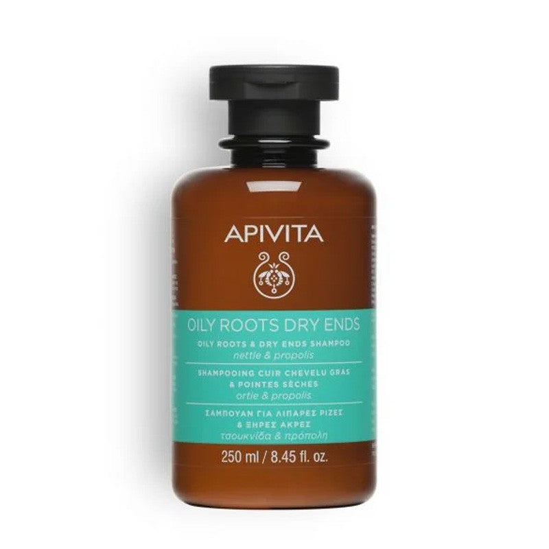Apivita Champú Equilibrante Para Raíz Grasa y Puntas Secas 250 ml