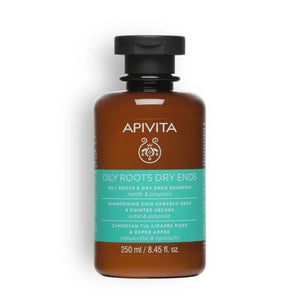 Apivita Champú Equilibrante Para Raíz Grasa y Puntas Secas 250 ml
