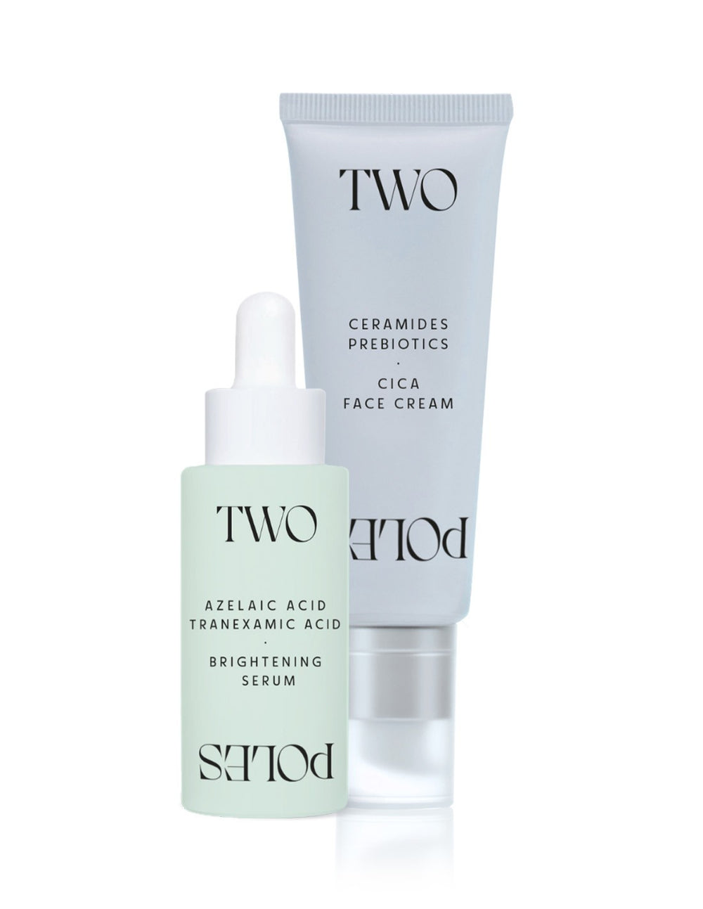 Two poles Brightening Serum + Cica Face Cream