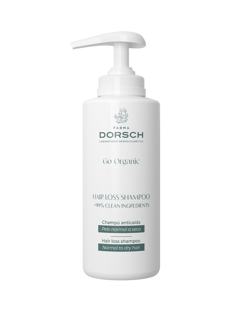 Farma Dorsch Go Organic Champú Anti-caída pelo seco 500 ml