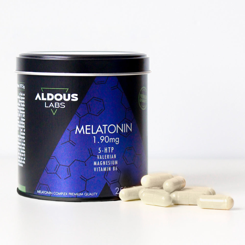 Aldous Melatonina 1,9 mg con Magnesio, Valeriana Y Vitamina B6