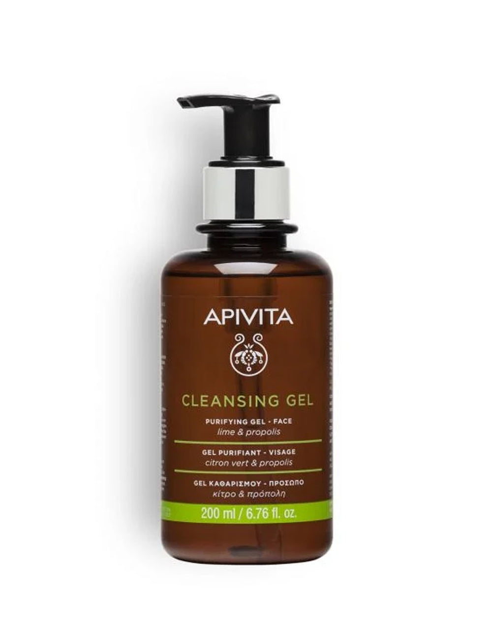 Apivita Cleansing Gel Limpiador pieles grasa/mixta con propóleo & cítricos