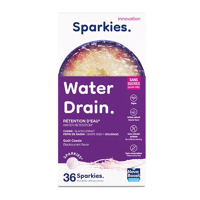 Nova Boost Sparkies Water Drain 36 comprimidos efervescentes
