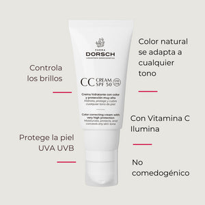 Farma Dorsch CC Cream SPF50 50 ml Hidratante con color