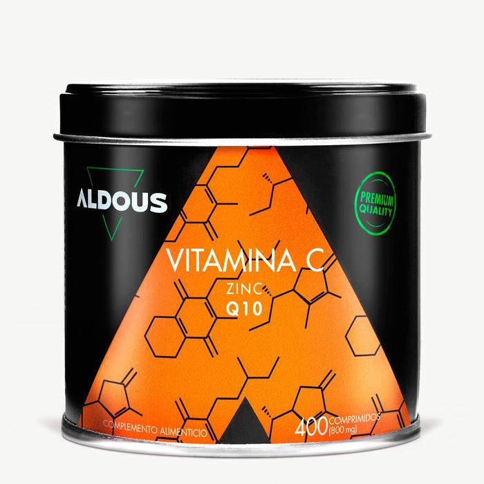 Aldous Vitamina C con Zinc y Coenzima Q10 400 comprimidos