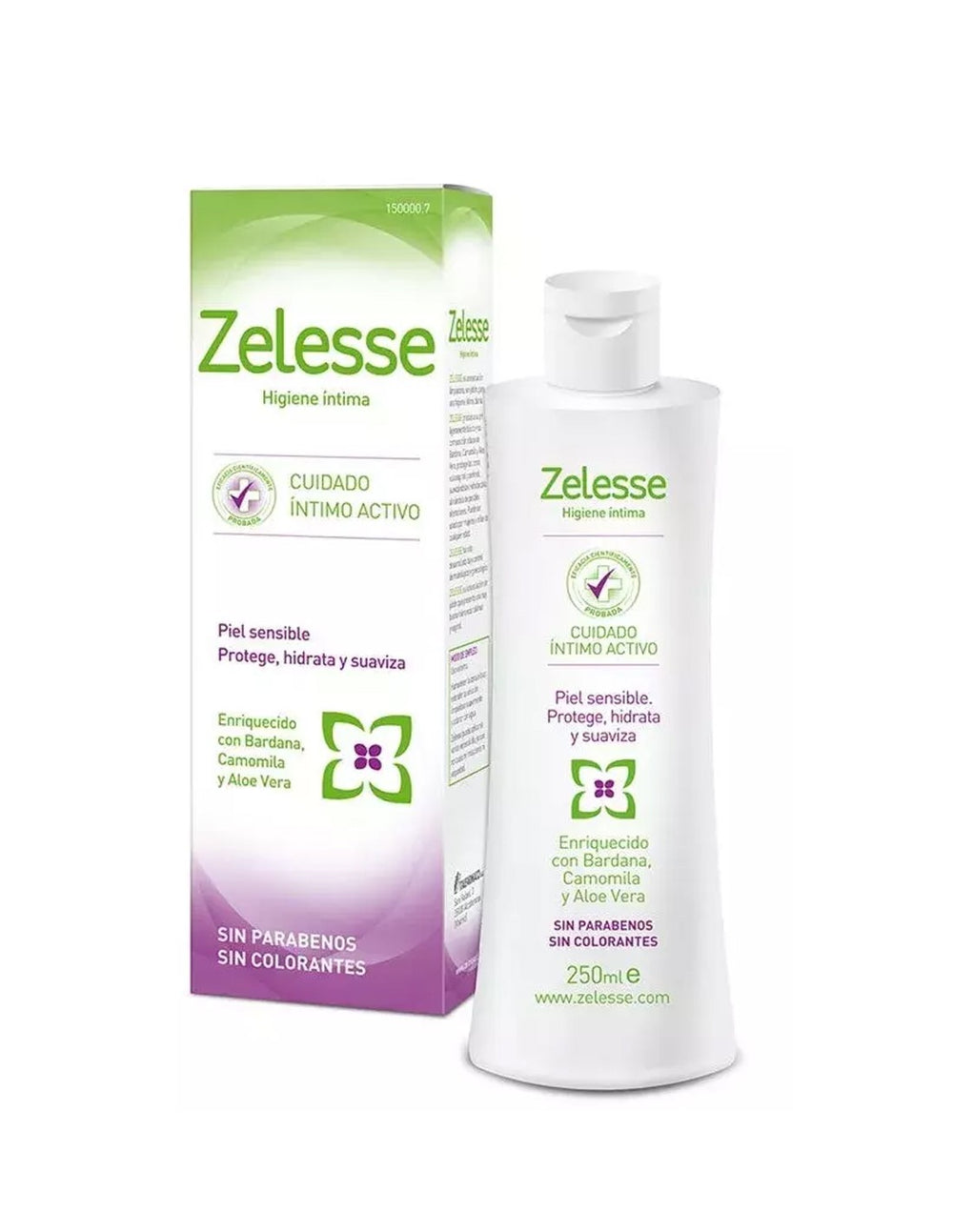 Zelesse Solución Limpiadora Higiene Íntima 250 ml