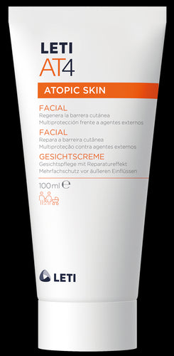 LETI AT4 Crema Facial Piel Atópica Cuidado Diario 50ml