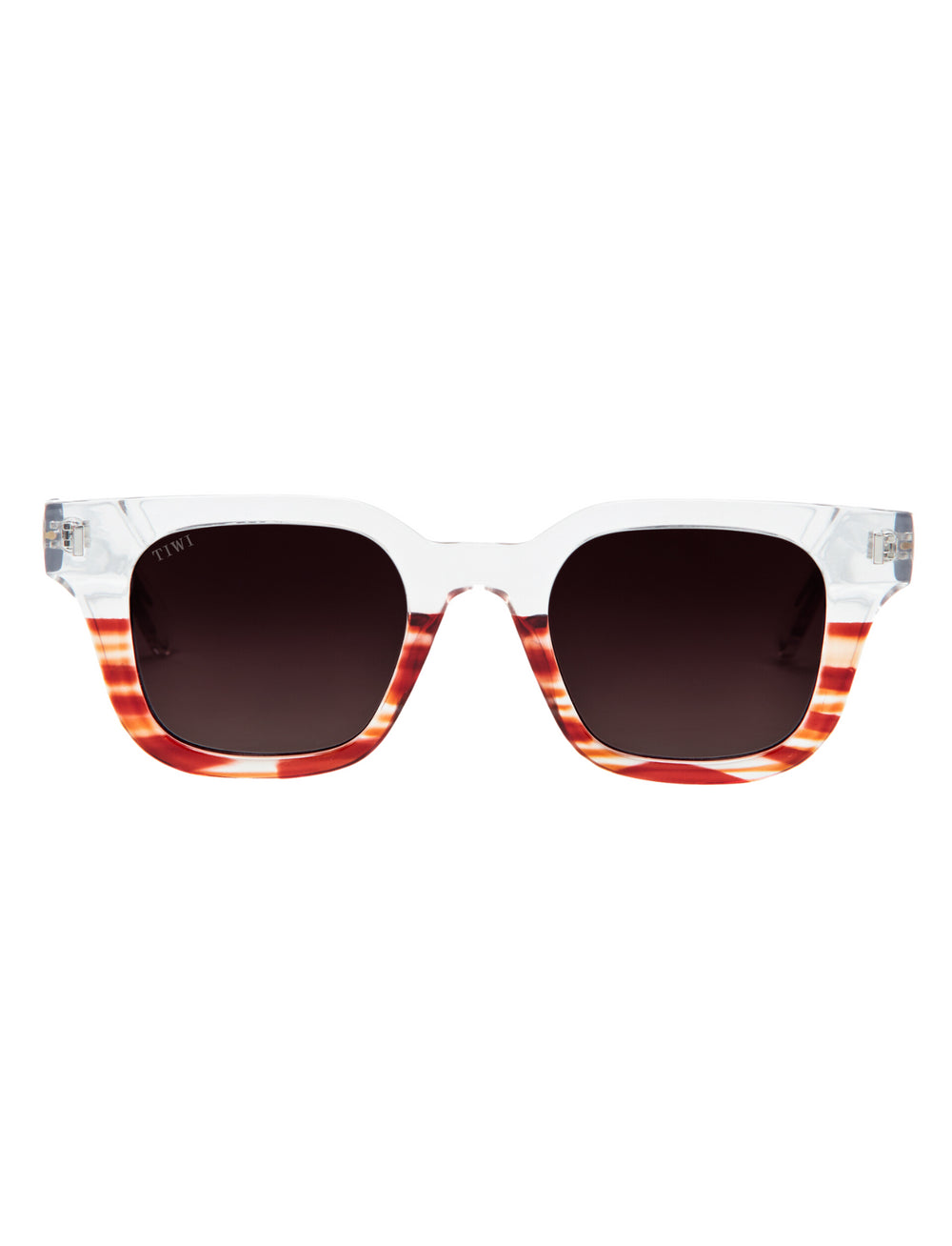 Tiwi Gafas de Sol Mujer LIO - 301 Shiny Transparent /Gradient Stripe Orange