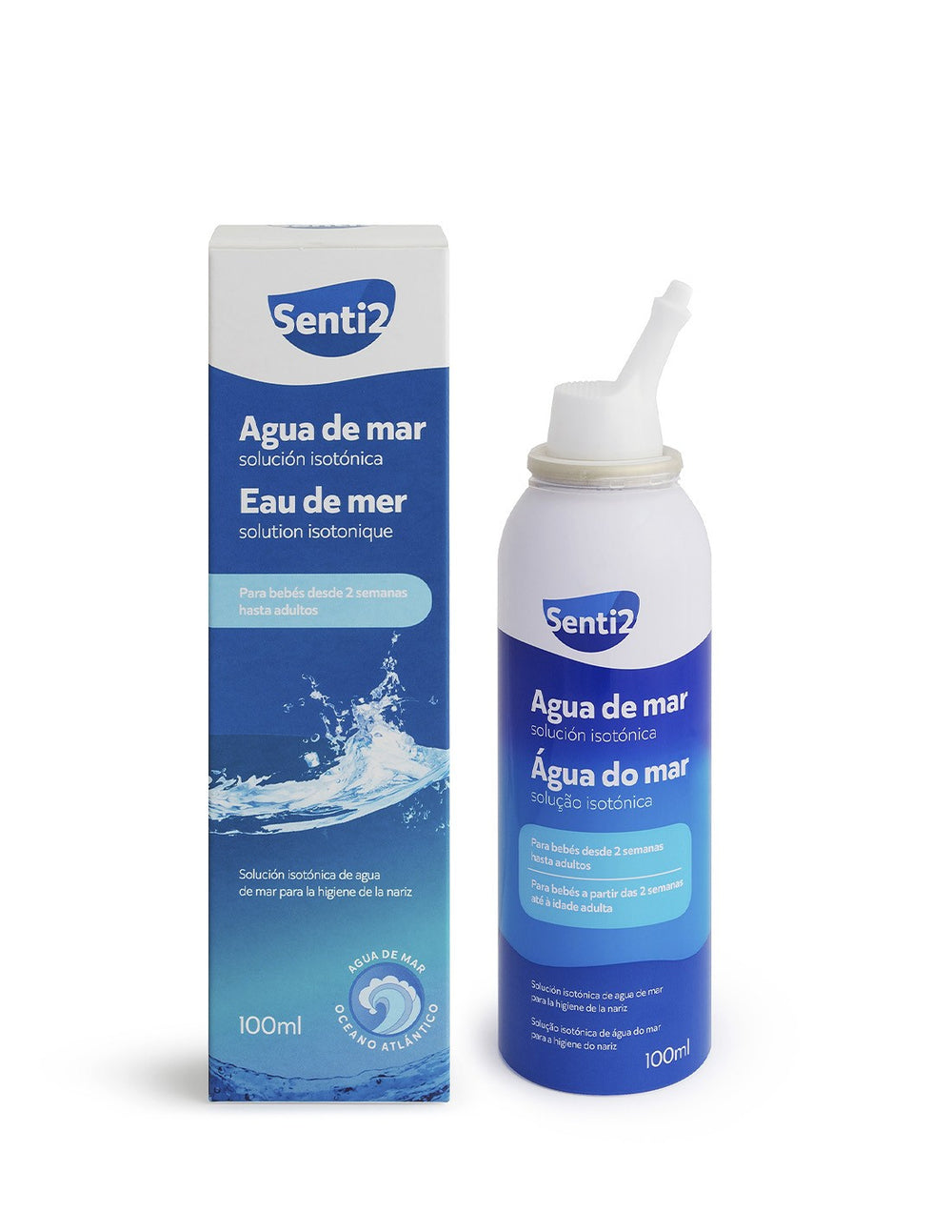 Senti2 Spray Nasal Isotónico Agua de mar 100 ml