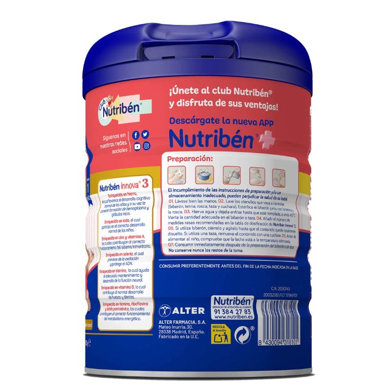 Nutribén Innova 3 800 g