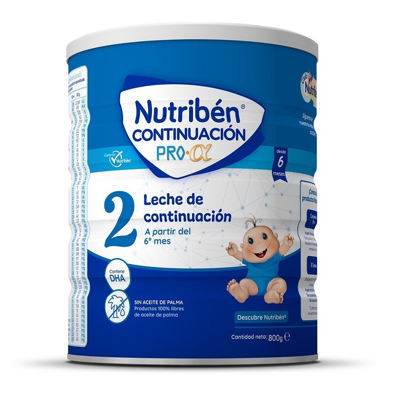 Nutribén Continuación Pro Alfa 2 Leche de Continuación 800 g