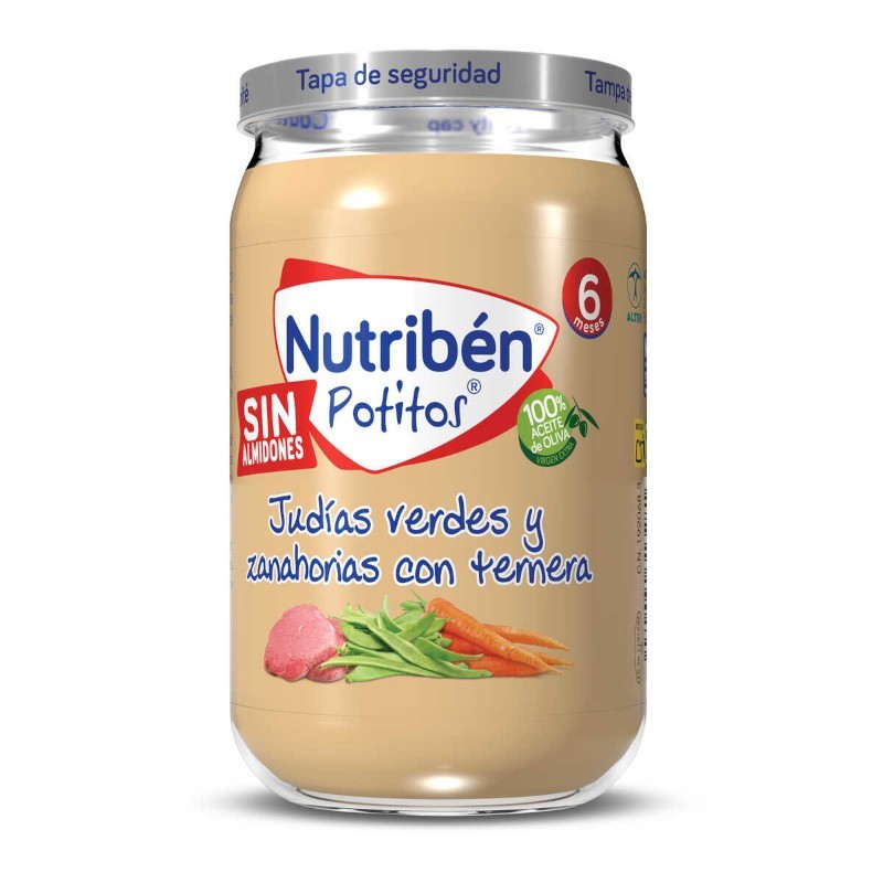 Nutribén Potito Ternera Judias Verdes Zanahoria 235 g