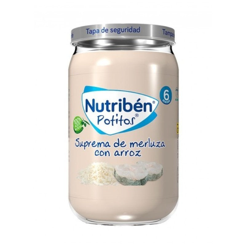 Nutriben Potito Suprema De Merluza Con Arroz 235 g