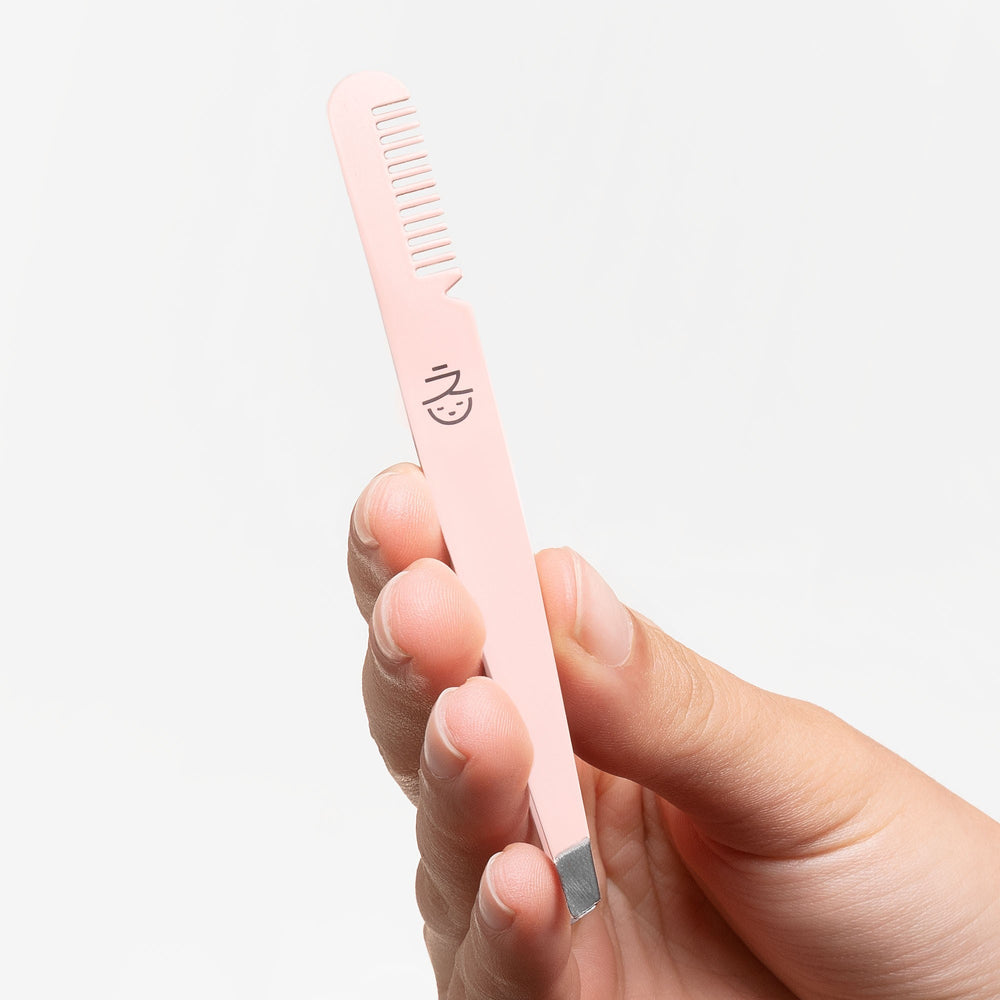 MiiN PINZA DE DEPILAR CON PEINE PARA CEJAS