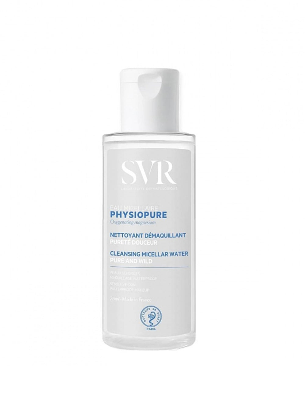 SVR Physiopure Agua Micelar Pieles Sensibles 75 ml - Formato viaje