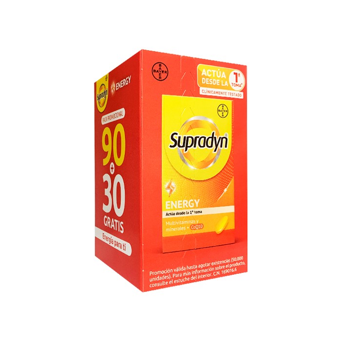 Supradyn Energy 90 + 30 comprimidos gratis