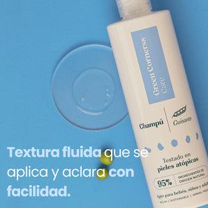 Green Cornerss Champú de guisante para cuero cabelludo sensible 300 ml