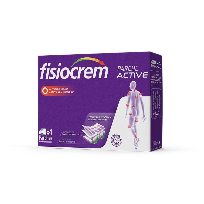 Fisiocrem Parche Active 4 Parches (7x9.5 cm)