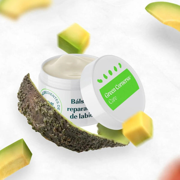 Green Cornerss Bálsamo labial reparador con aguacate 15 ml