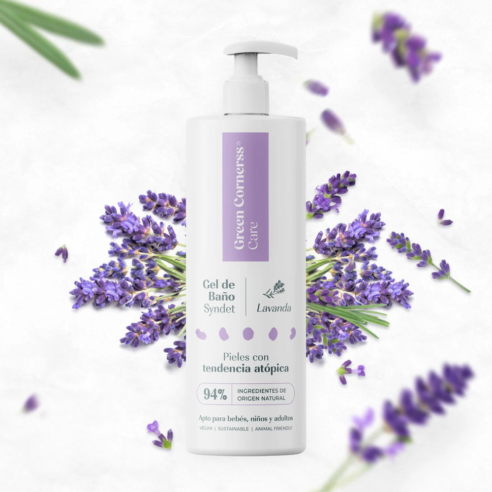 Green Cornerss Gel de baño de lavanda apto para piel atópica 400 ml