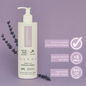 Green Cornerss Gel de baño de lavanda apto para piel atópica 400 ml
