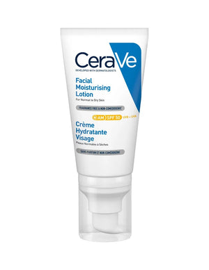 Cerave Loción Hidratante de Rostro SPF50 52 ml