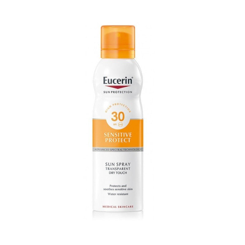 Eucerin Spray Solar Transparente Toque Seco SPF30 200 ml