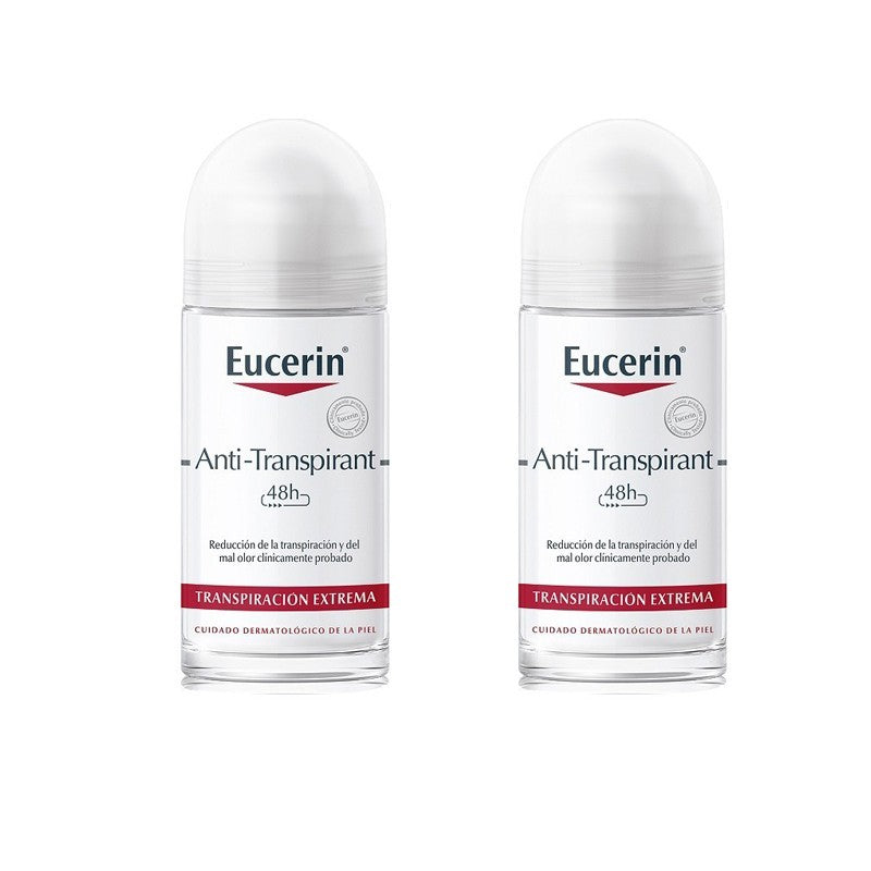 Eucerin Desodorante Antitranspirante Roll-On 48h DUPLO 2x50 ml