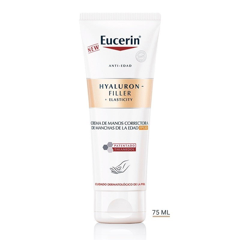 Eucerin Hyaluron-Filler +Elasticity Crema de Manos Manchas SPF30 75 ml