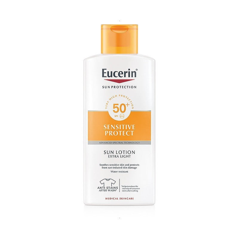 Eucerin Sun Sensitive Extra Light Loción Ligera Corporal SPF50 400 ml