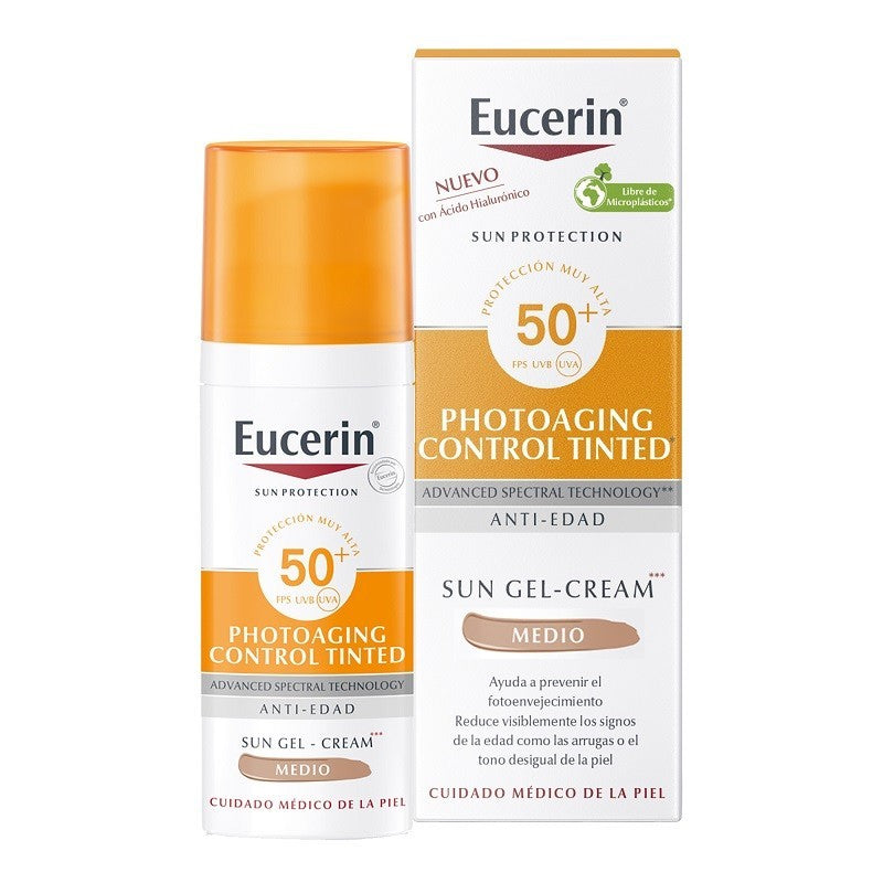 Eucerin CC Crema Solar con Color Tono Medio SPF50+ 50 ml