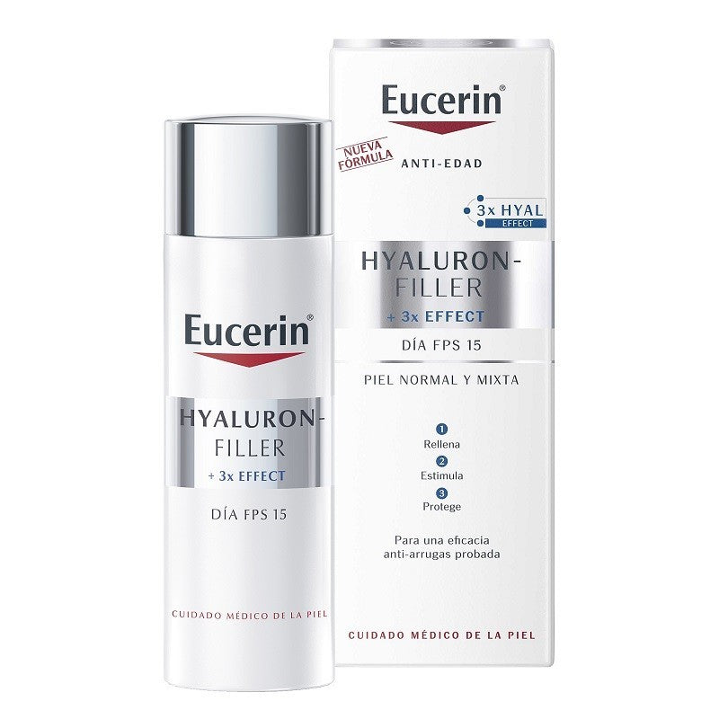 Eucerin Hyaluron-Filler Día SPF15 Piel Normal y Mixta 50 ml