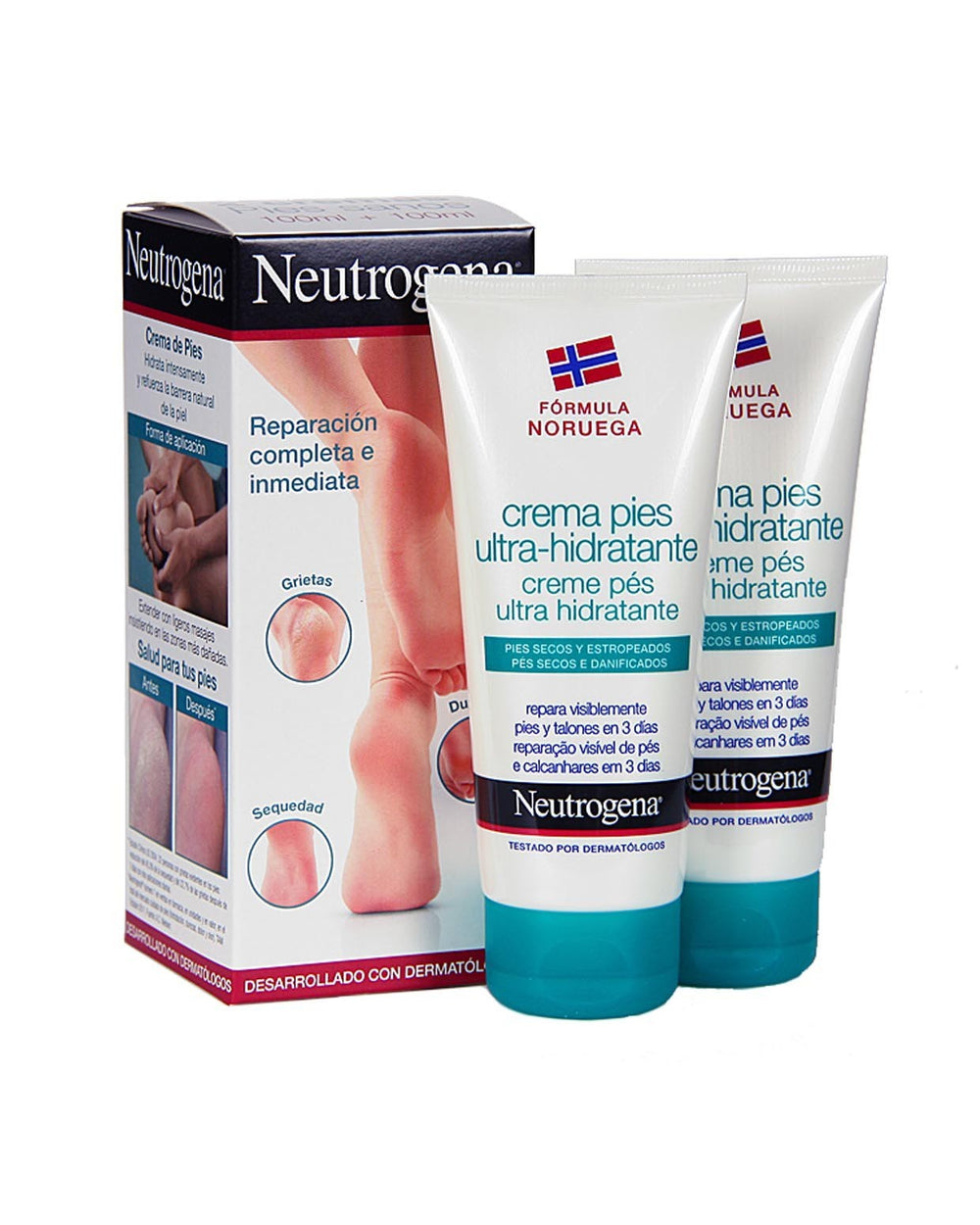 Neutrogena Crema Pies Ultra-Hidratante 2x100 ml