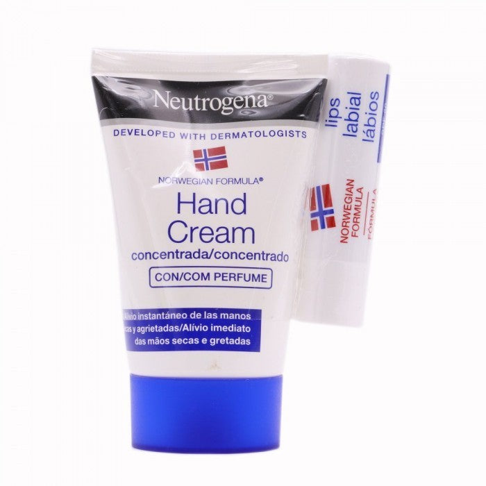 Neutrogena PACK Crema de Manos 50 ml + Barra de Labios