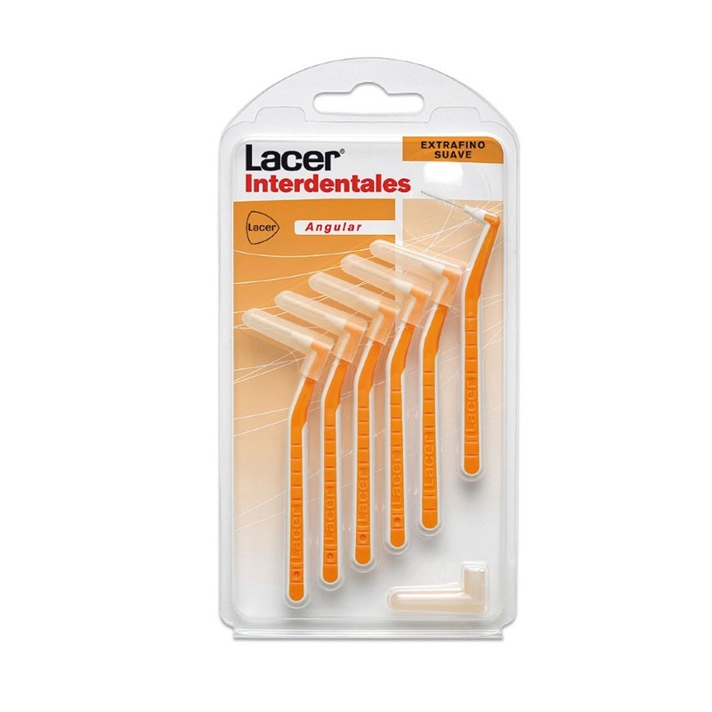 Lacer Interdental Extrafino Angular Suave 6 unidades
