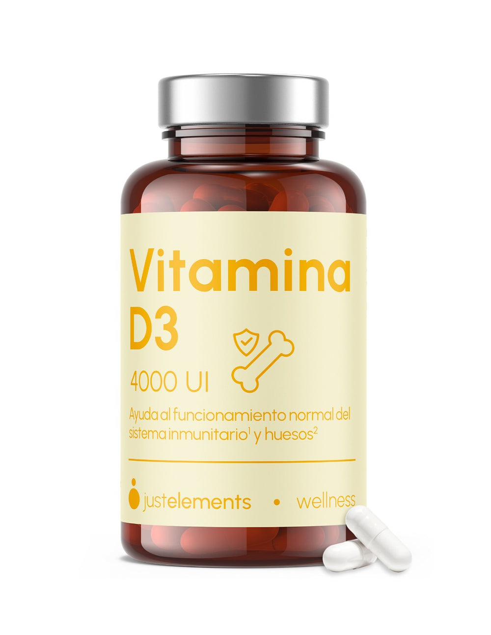 Vitamina D3 4000 UI Just Elements Wellness 90 cápsulas