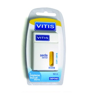 Vitis Seda Dental con Cera 50 m