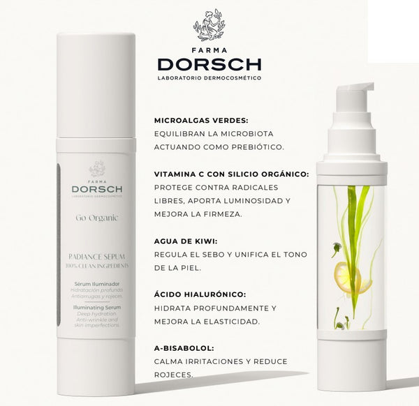 Farma Dorsch Radiance Serum Booster con vitamina C y acción prebiótica