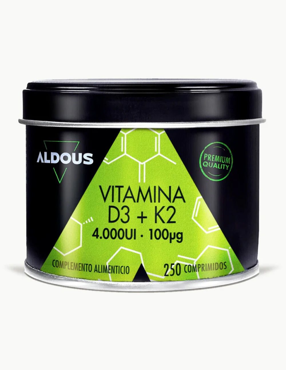 Aldous Vitamina D3 1000 UI + K2 250 comprimidos