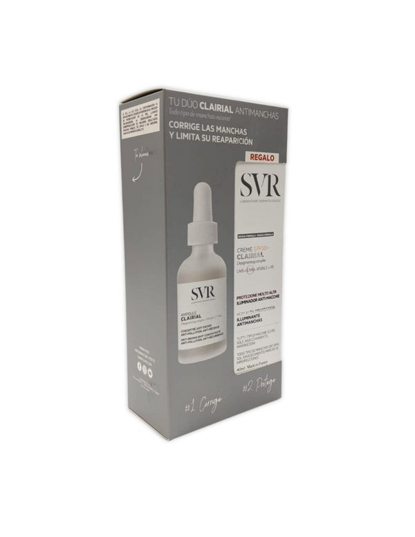 SVR Dúo Antimanchas Clairial Ampolla 30 ml + Crema SPF50+ 40 ml