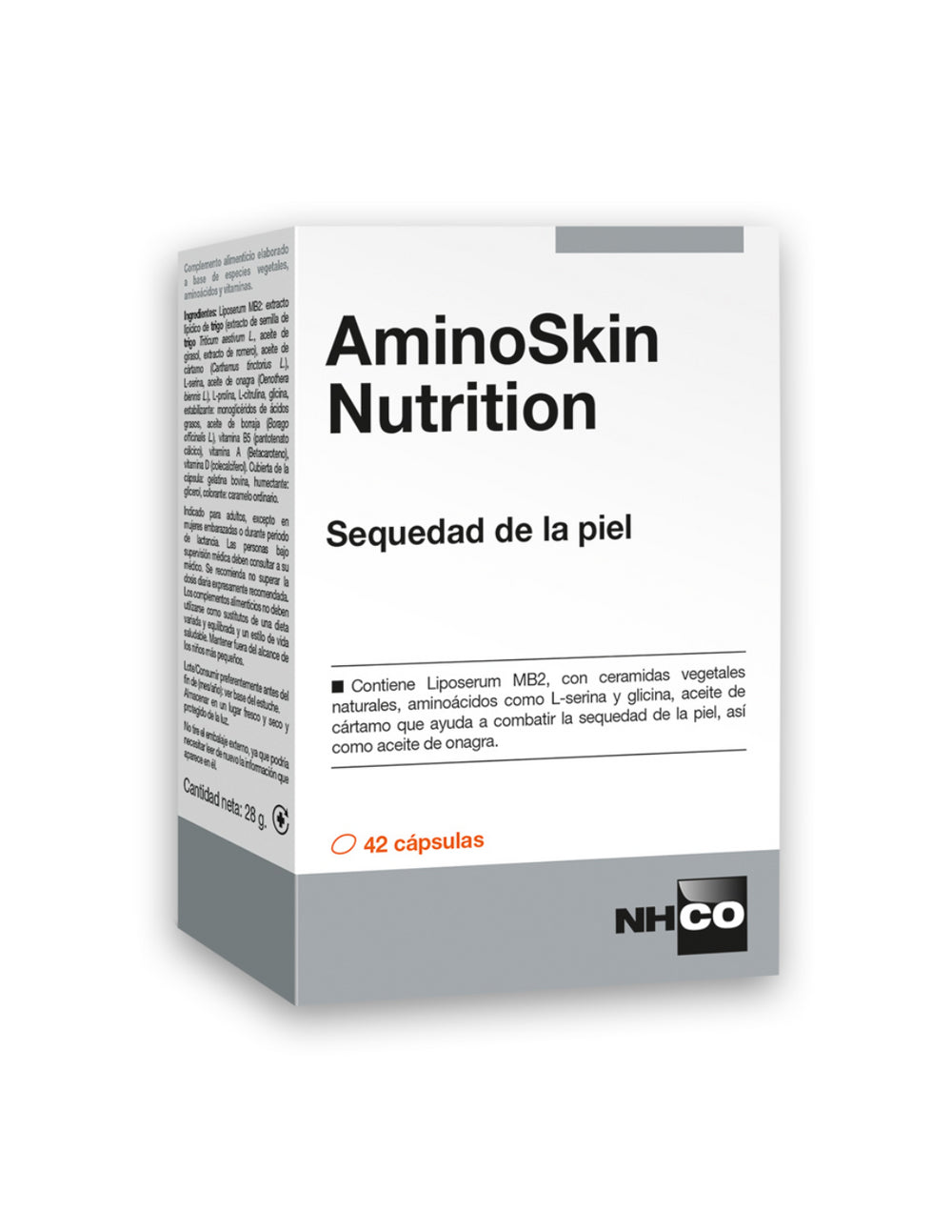 NHCO AminoSkin Nutrition sequedad de la piel 42 caps.