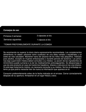 NHCO AminoVeins circulación venosa 42 caps.