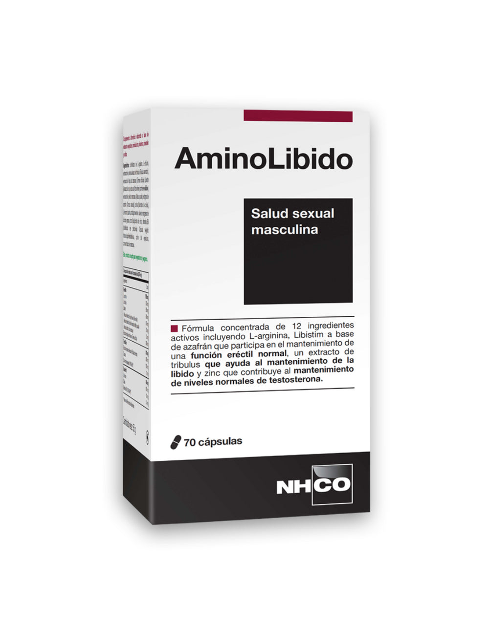 NHCO AminoLibido salud sexual masculina 70 caps.