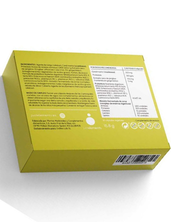 Pastillas para la Acidez de Estómago Just Elements Wellness 30 capsulas