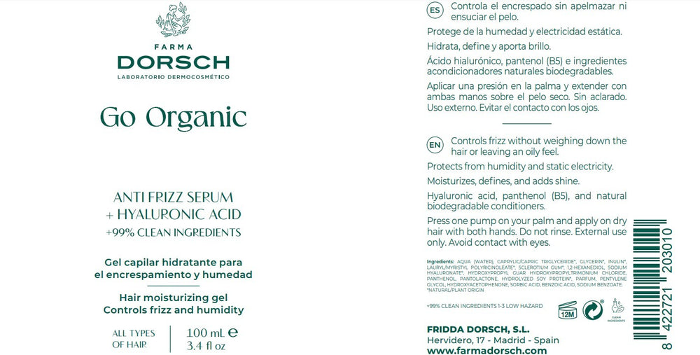 Farma Dorsch Antifrizz Serum Capilar Antiencrespamiento 100 ml
