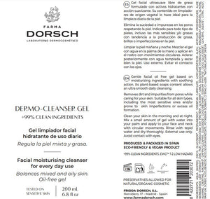 Farma Dorsch Gel Limpiador Piel Grasa o con Tendencia Acné 200 ml