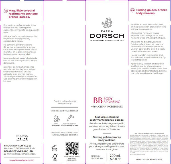 Farma Dorsch Body Bronzing Maquillaje Corporal 200 ml