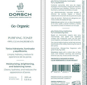 Farma Dorsch Purifying Toner Tónico Hidratante 200 ml